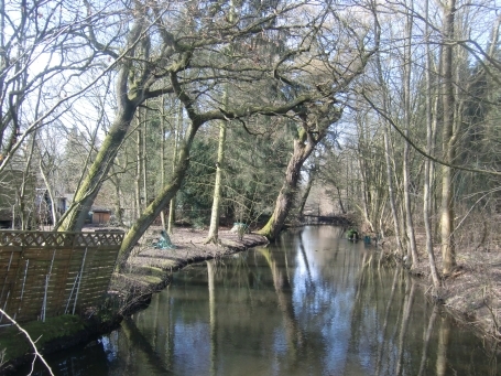 Brüggen : Vennmühlenweg, die Schwalm